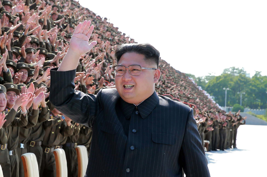 NKOREA-POLITICS-KIM This undated picture released by North Korea's official Korean Central News Agency (KCNA) on September 2, 2017 shows the country's leader, Kim Jong-Un.