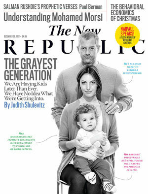The New Republic Cover of the Dec. 2012 issue of The New Republic.