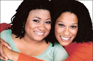Mercer 7726 Angela Shelton and Frances Callier make up the comedic duo Frangela.