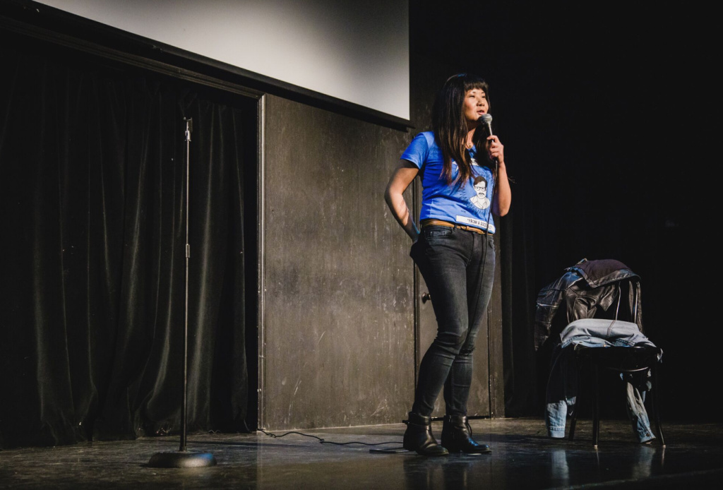 Asian AF at UCB Comedian Jenny Yang opens Asian AF with a set that touches on everything from the presidential election to Asian-American civil rights groups.