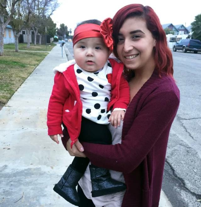 Cassandra Baca, 22, and her baby daughter, Amoriee. Baca says she’s too busy as a working single mom to think about voting. Cassandra Baca, 22, and her baby daughter, Amoriee. Baca says she’s too busy as a working single mom to think about voting.