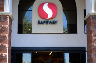 File photo: Shoppers stand in front of the Safeway grocery store on January 15, 2011 in Tucson, Arizona.