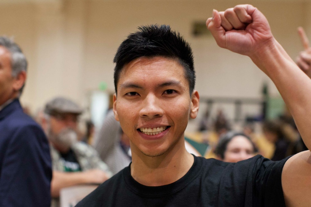 34th Congressional District Candidate Forum Special Electon Kenneth Mejia at the 34th Congressional District Candidate Forum at Eagle Rock High School on Wednesday, Mar. 23, 2017.