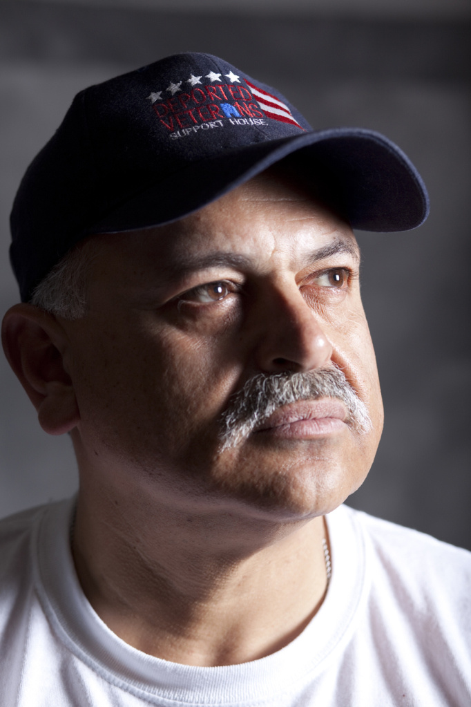 Deported Vets Hector López from the story”Deported Warriors,” co-written by Erin Siegel McIntyre and Luis Alberto Urrea, in the July/August issue of Playboy magazine.