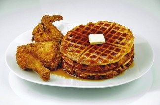 Mercer 14271 Chicken and waffles - together.