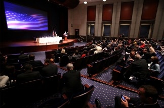 Newly elected members of the House of Representatives participate during a new member orientation on Nov. 15, 2010 on Capitol Hill in Washington, D.C. New Republicans in the House, as well as the new House Speaker John Boehner, say they're against Congressional earmarks.