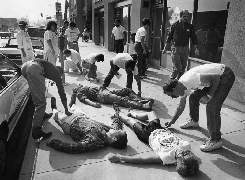 Members of the gay activist group March On conducts a Members of the gay activist group March On conducts a