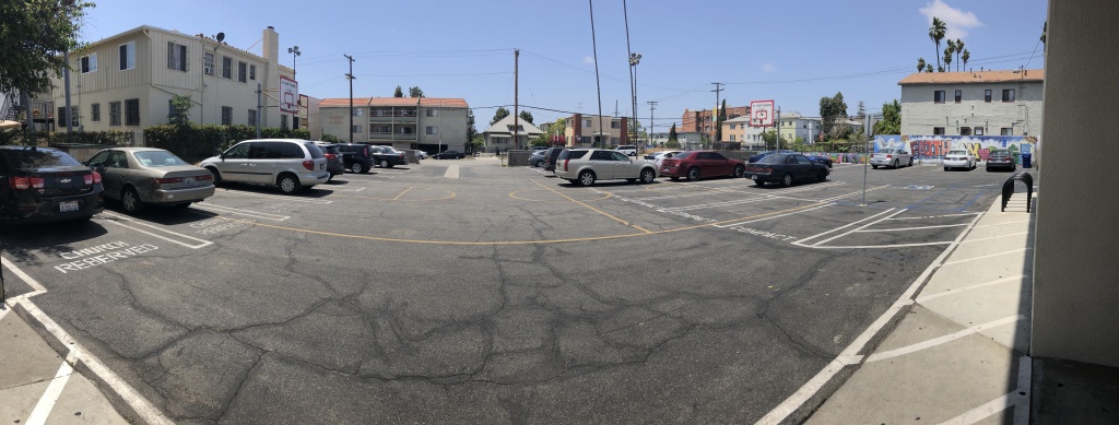 St. Mary's Episcopal church parking lot St. Mary's Episcopal church has opened up 10 spaces in it's parking lot for the homeless seeking a safe place to sleep in their cars.