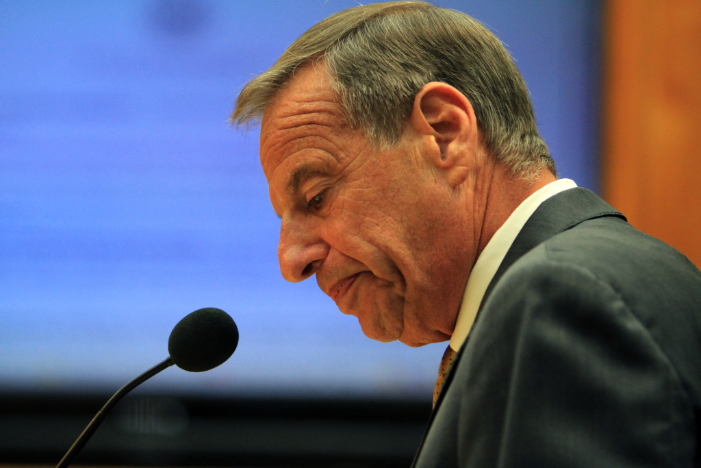 San Diego Mayor Bob Filner Entangled In Sexual Harassment Scandal Holds News Conference San Diego Mayor Bob Filner announces his mayoral resignation to the city council on August 23, 2013 in San Diego, California. Mayor Filner had recently been accused of making unwanted sexual unwanted sexual advances by several female alleged victims.