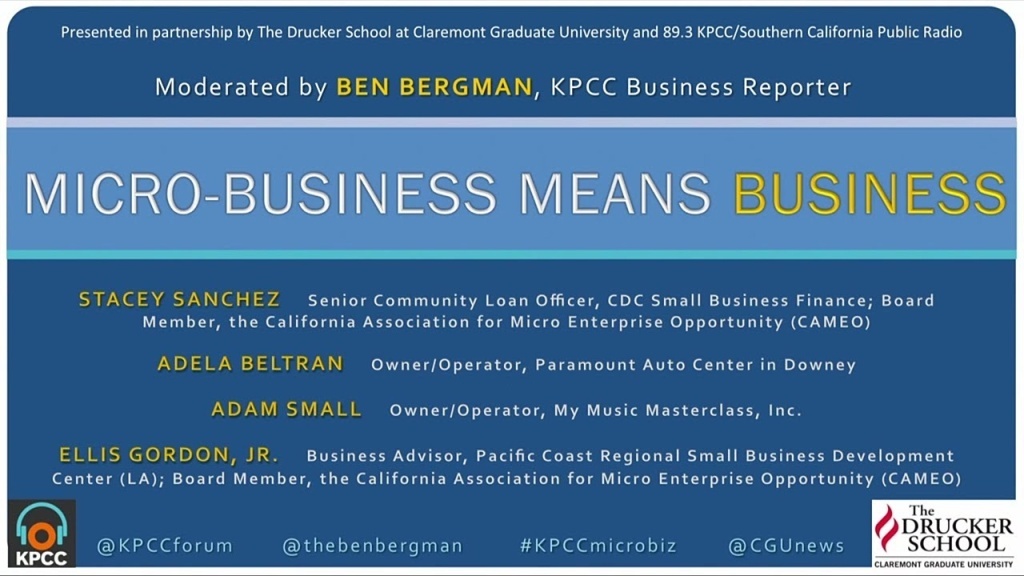 Drucker: Micro-Business Means Business