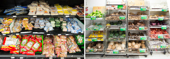 Thai Town, Bangkok Market Bangkok Market sells ingredients from around the world. That variety draws all sorts of shoppers to the market: Asians, Latinos, hipsters, and exciting new chefs.