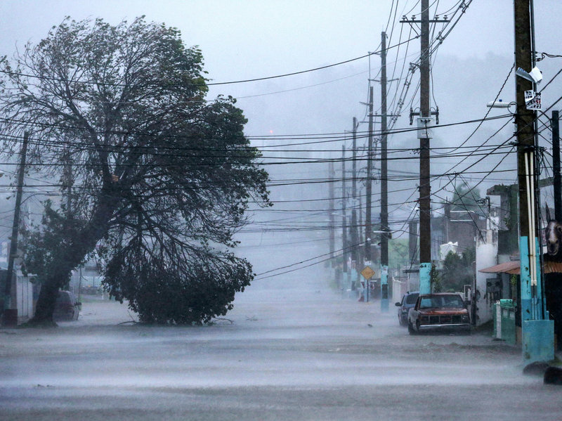 gettyimages-843489740-5279fa33e6ff3e87172fb81ca6e1bb69273534fe-s800-c85.jpg A street in Fajardo, Puerto Rico, lies flooded during the passing of Hurricane Irma on Wednesday.